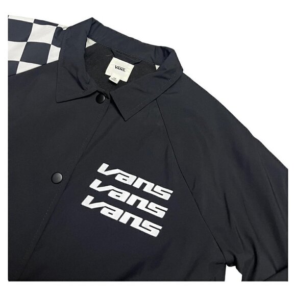 Vans Checkered Skate Lightweight Coaches Bomber Jacket - Womens XS - Picture 2 of 5